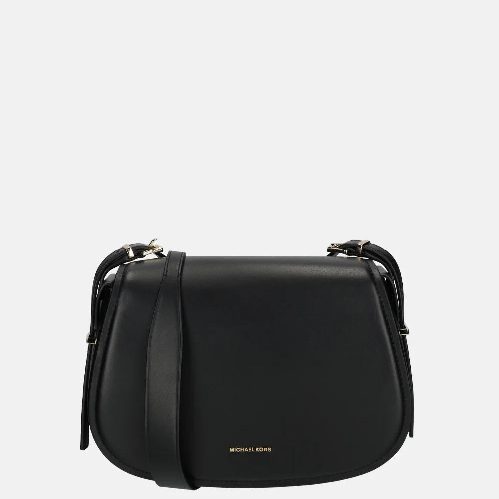Michael Kors Lydia flap messenger schoudertas M black 021801 Zwart